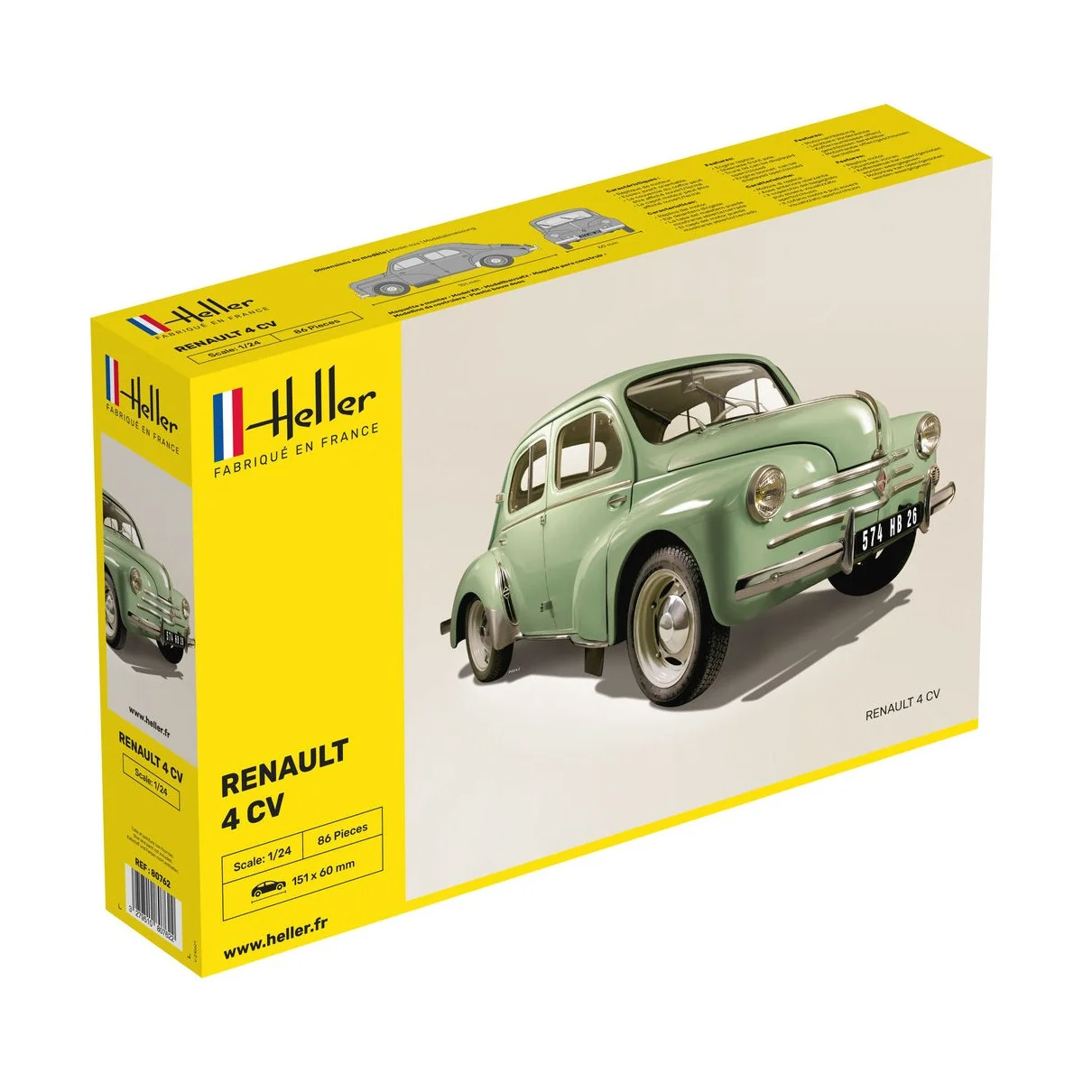 Renault 4 CV, 1/24 - Heller 80762