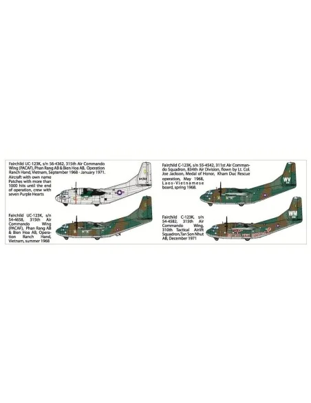 Fairchild C-123K/UC-123K, 1/72 - Roden 57