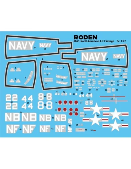 North American AJ-1 Savage, 1/72 - Roden 063