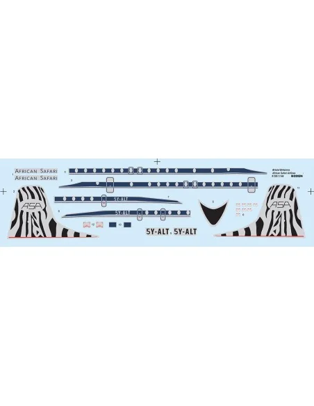 Bristol 175 Britannia African Safari, 1/144 - Roden 326