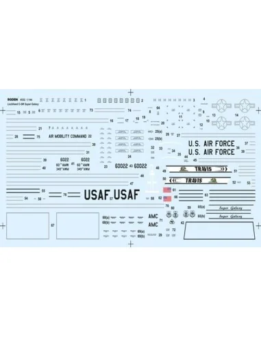 Lockheed C-5M Super Galaxy, 1/144 - Roden 332