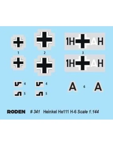 Heinkel He111 H-6, 1/144 - Roden 341