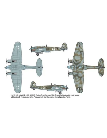 Heinkel He111 H-16/-20, 1/144 - Roden 344
