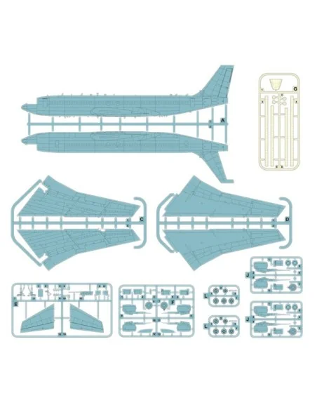 Boeing 707-321, 1/144 - Roden 338
