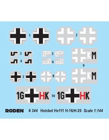 Heinkel He111 H-16/-20, 1/144 - Roden 344