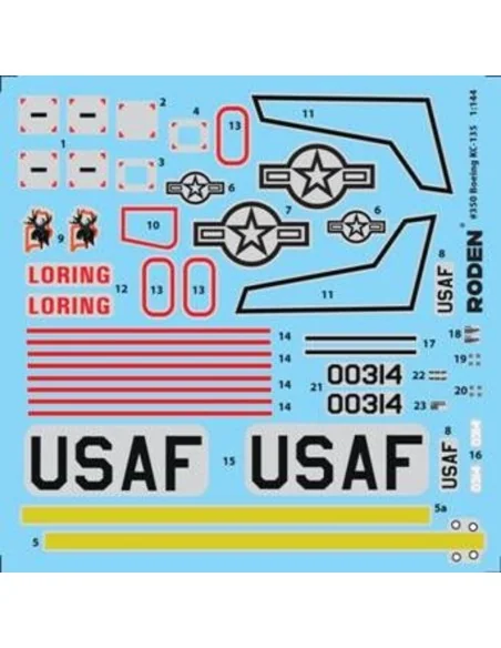 Boeing KC -135, 1/144 - Roden 350