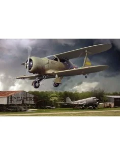 Beechcraft UC-43 Staggerwing, 1/48 - Roden 442