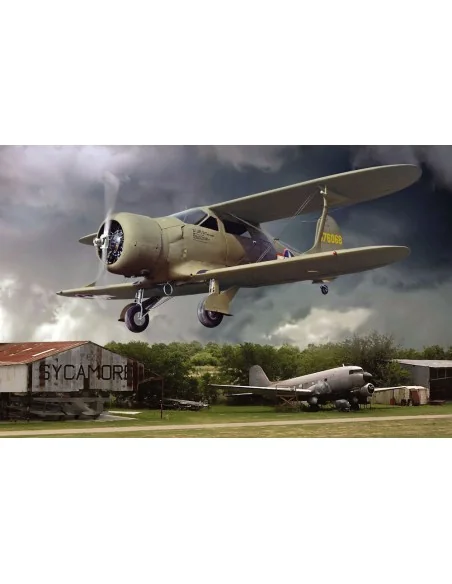 Beechcraft UC-43 Staggerwing, 1/48 - Roden 442