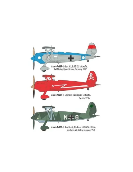 Arado Ar 68F-1, 1/48 - Roden 454