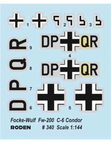 Focke-Wulf FW200C-6 Condor, 1/144 - Roden 340