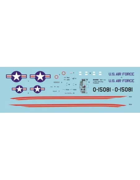 L-19/O-1 Bird Dog Floatplane, 1/32 - Roden 629