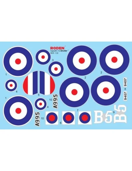 Sopwith 11/2 Strutter, 1/32 - Roden 635