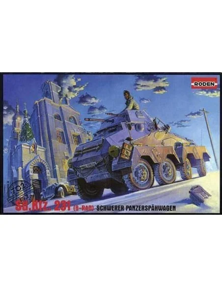 Sd.Kfz. 231 Schwerer Panzerspähwagen, 1/72 - Roden 702