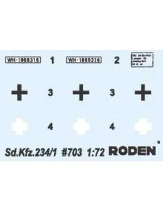 Sd.Kfz 234/1 Puma, 1/72 - Roden 703 2