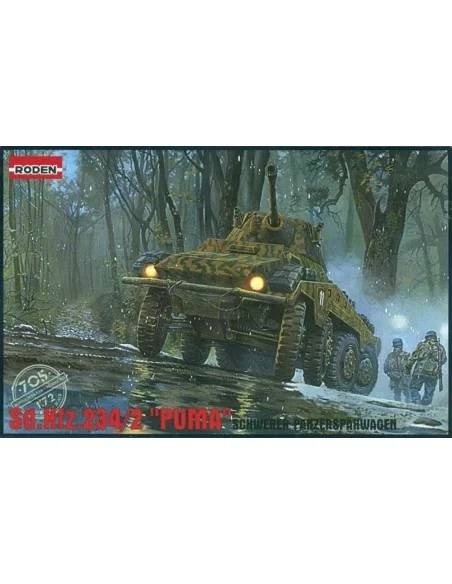 Schwerer Panzerspähwagen Sd.Kfz. 234/2 Puma, 1/72 - Roden 705