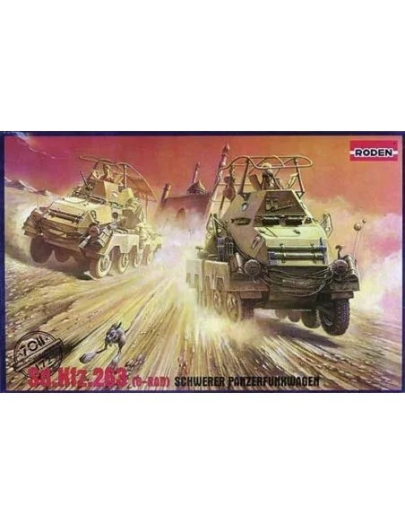 Sd.Kfz. 263 (8-Rad) Schwerer Panzerfunkwagen, 1/72 - Roden 708