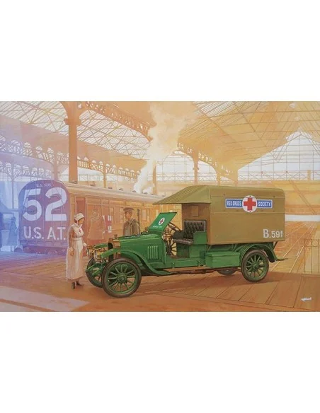 Vauxhall D-type Red cross, 1/72 - Roden 717