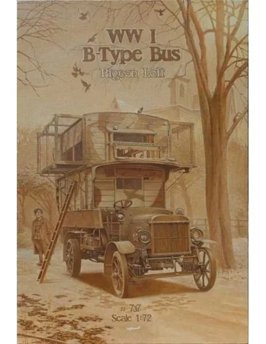 Type B WWI Bus "Pigeon Loft, 1/72 - Roden 737