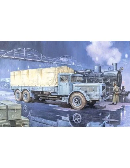 Vomag 8 LR LKW WWII German Heavy Truck, 1/72 - Roden 738