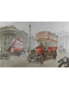 Type B Bus, LGOC, London, Early 1914, 1/72 - Roden 739