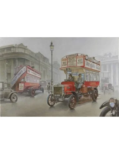 Type B Bus, LGOC, London, Early 1914, 1/72 - Roden 739
