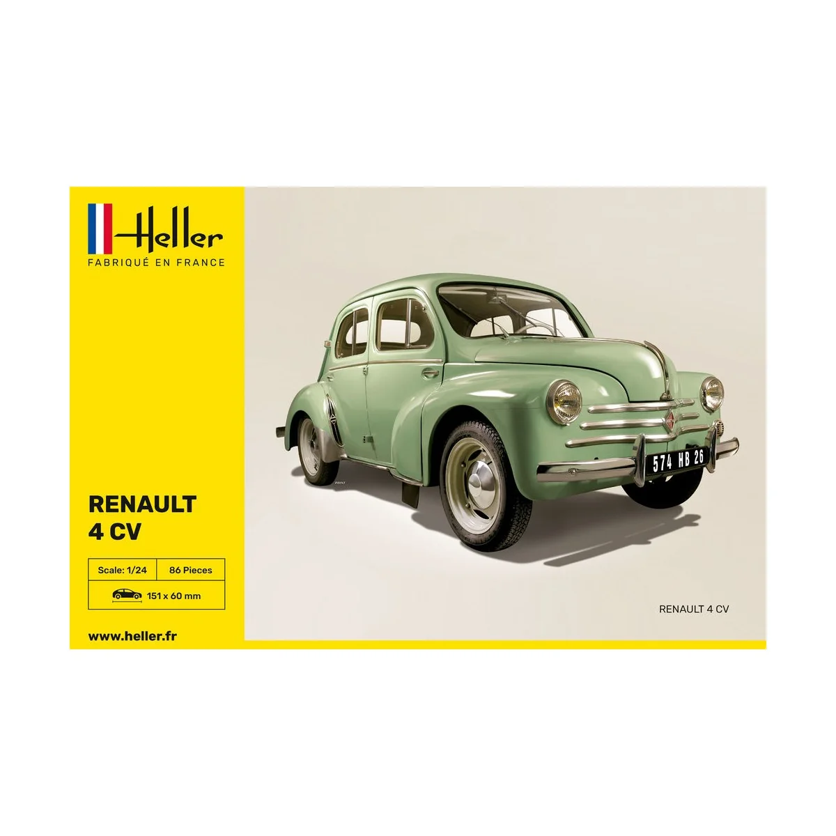 Renault 4 CV, 1/24 - Heller 80762