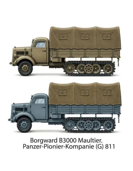Borgward B3000 Maultier, 1/72 - Roden 742