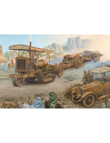 Holt 75 Artillery Tractor w/BL 8-inch Howitzer, 1/35 - Roden 814