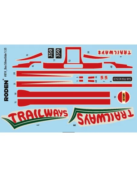 GMC PD-3751 "Silverside Trailwagon" Trailways Company, 1/35 - Roden...