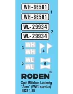 Opel Blitzbus Ludewig & Aero, 1/35 - Roden 823 2