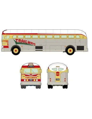 GMC PD-3751 "Silverside Trailwagon" Trailways Company, 1/35 - Roden...