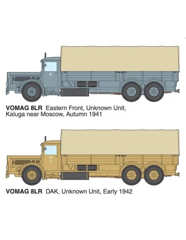 Vomag 8 LR LKW WWII German Heavy Truck, 1/35 - Roden 822