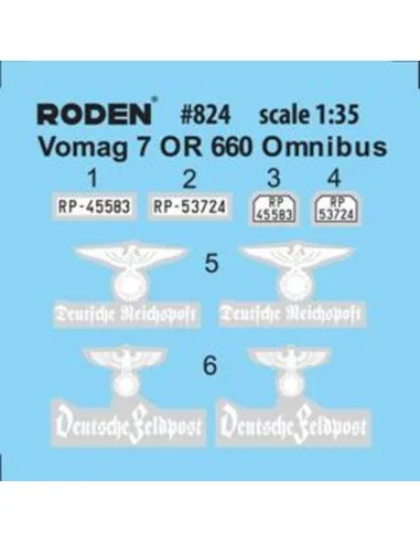 Vomag 7 OR 660 Omnibus, 1/35 - Roden 824
