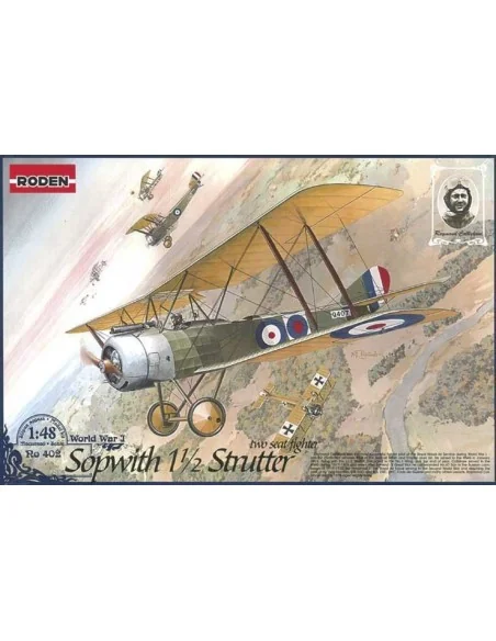 Sopwith 11/2 Strutter two-seat fighter, 1/48 - Roden 402
