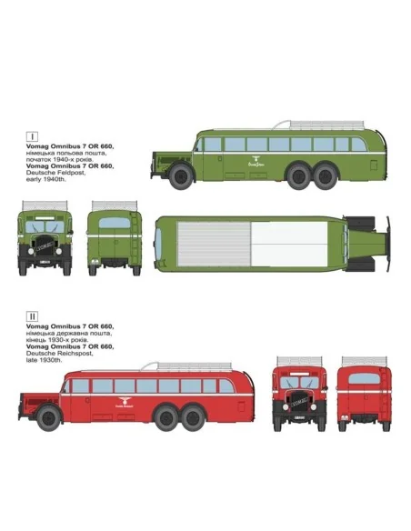 Vomag 7 OR 660 Omnibus, 1/35 - Roden 824