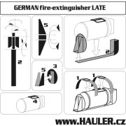 German FIRE EXTINGUISHER Late, 1/48 - Hauler HLX48056