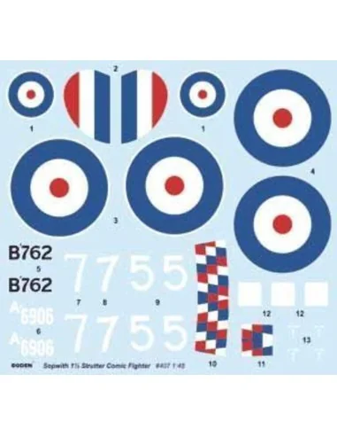 Sopwith 11/2 Strutter Comic fighter, 1/48 - Roden 407