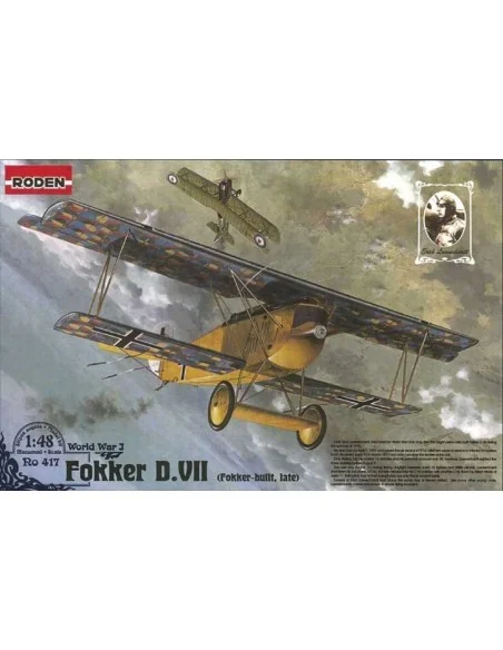 Fokker D.VII F (late), 1/48 - Roden 417