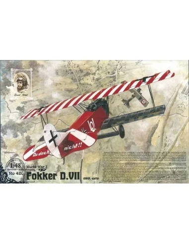 Fokker D.VII (OAW built, early), 1/48 - Roden 420