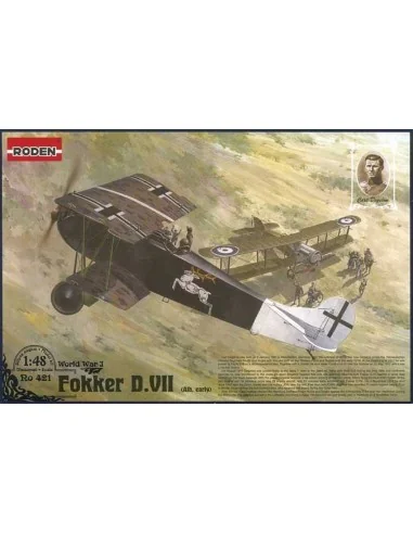 Fokker D.VII (Albatros built, early) Carl Degelow, 1/48 - Roden 421