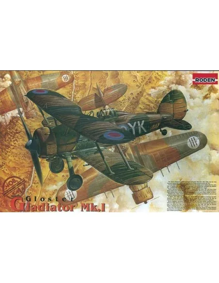 Gloster Gladiator Mk.I, 1/48 - Roden 408
