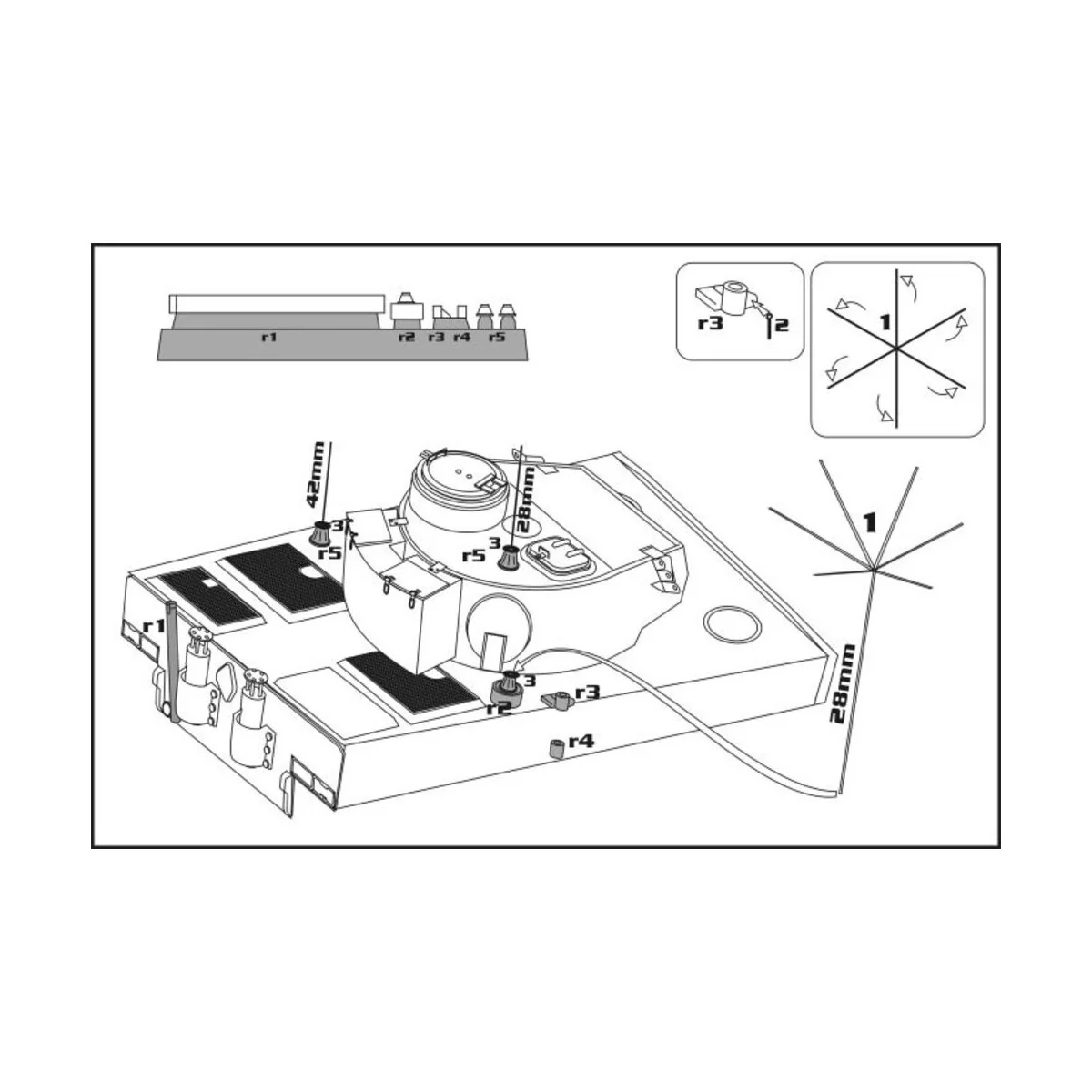 BEFEHLSWAGEN TIGER set - Hauler HLX48070