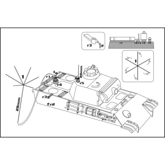 BEFEHLSWAGEN PANTHER set, 1/48 - Hauler HLX48071