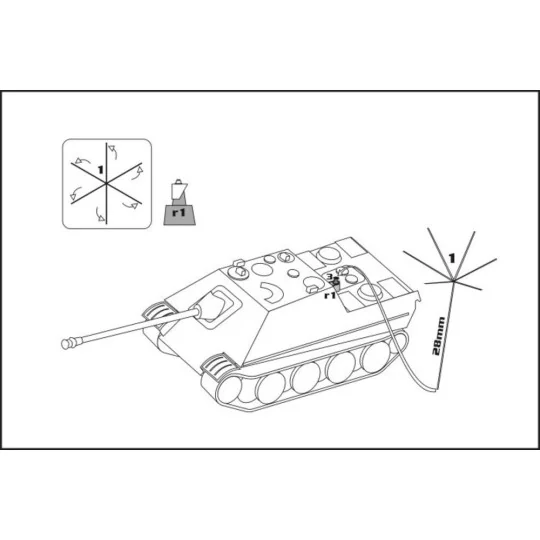 BEFEHLSWAGEN JAGDPANTHER set, 1/48 - Hauler HLX48072