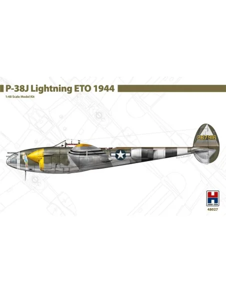 P-38J Lightning ETO 1944, 1/48 - Hobby 2000 48027