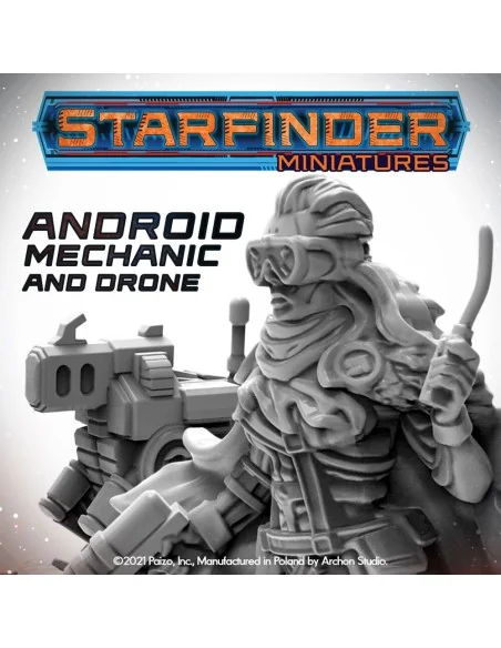 Masters of the Universe Miniatures: ANDROID MECHANIC (with mechanic...