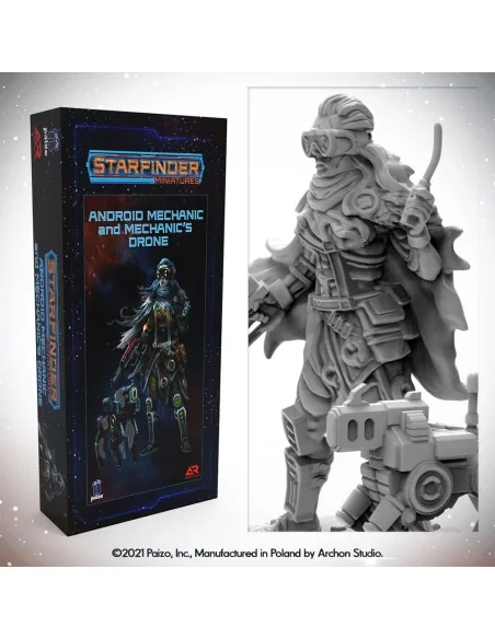 Masters of the Universe Miniatures: ANDROID MECHANIC (with mechanic...