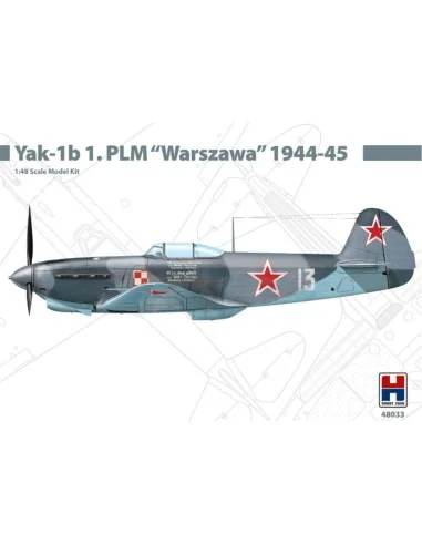 Yak-1b 1. PLM Warszawa 1944-45, 1/48 - Hobby 2000 48033
