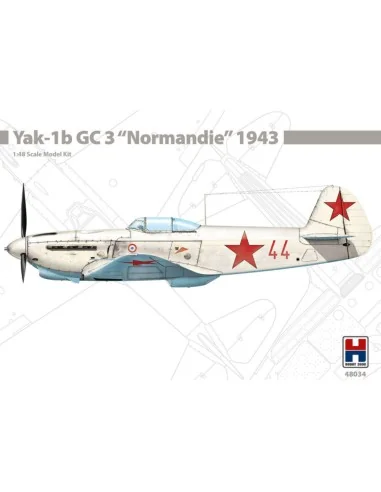 Yak-1b GC 3 Normandie 1943, 1/48 - Hobby 2000 48034