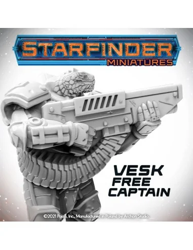 Masters of the Universe Miniatures: VESK FREE CAPTAIN - Archon Stud...
